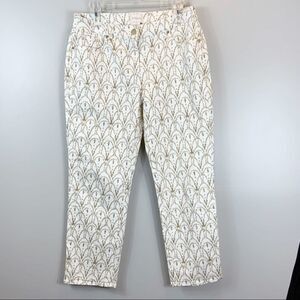 🌺3 FOR $20🌺 - Chico’s cropped pants 0 (4) white brown pants capris